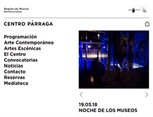 Tablet Screenshot of centroparraga.es